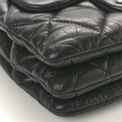 Chanel Lambskin Quilted Chanel 3 Small Accordion Flap Black 9 of 10