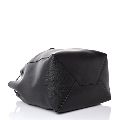 Celine Soft Grained Calfskin Medium Belt Cabas Phantom Black 4 of 6