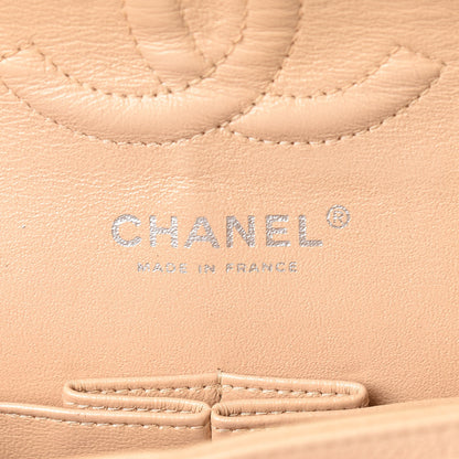 Chanel Caviar Quilted Medium Double Flap Beige Clair 6 of 16