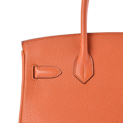 Hermes Togo Birkin 30 Orange 31 of 38