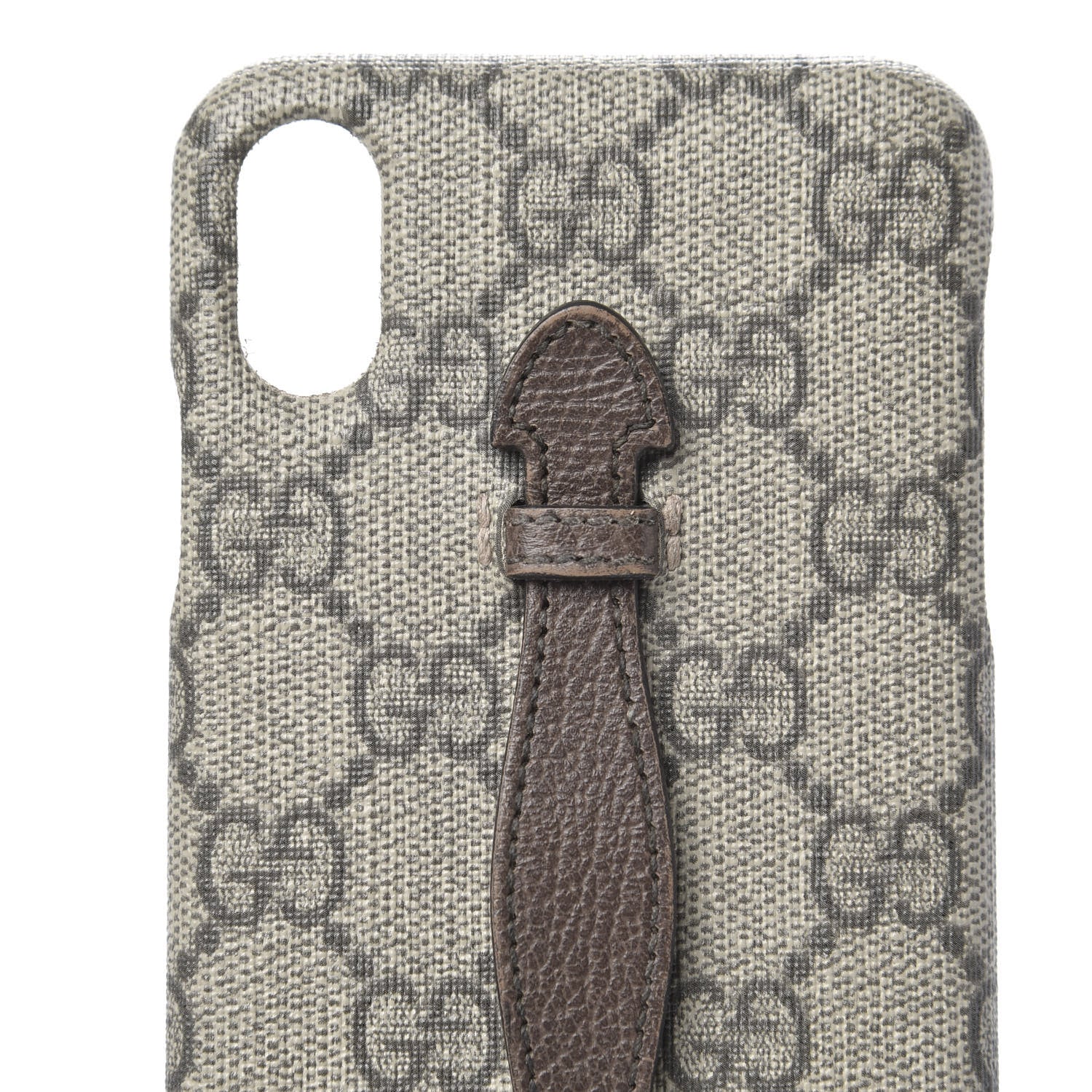 Gucci GG Supreme Monogram Top Handle iPhone XS Max Case Beige 5 of 6