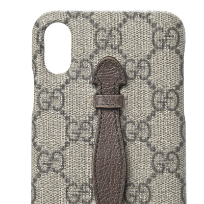 Gucci GG Supreme Monogram Top Handle iPhone XS Max Case Beige 5 of 6