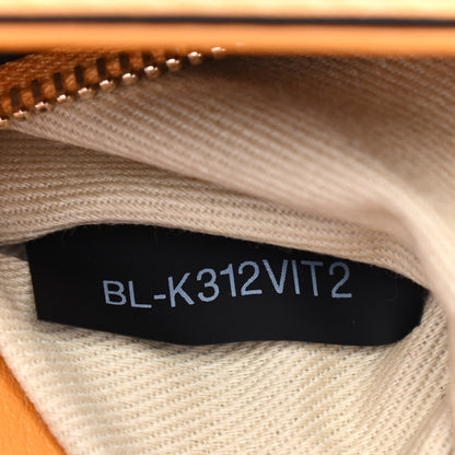 Valentino Garavani Vitello Small Glam Lock Rockstud Flap Mandarin Sorbet 7 of 9
