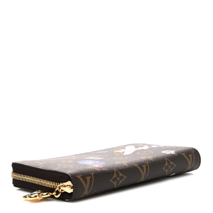 Louis Vuitton Monogram 2025 Christmas Animation Winter Holiday Zippy Wallet Snowy Pearl 4 of 6