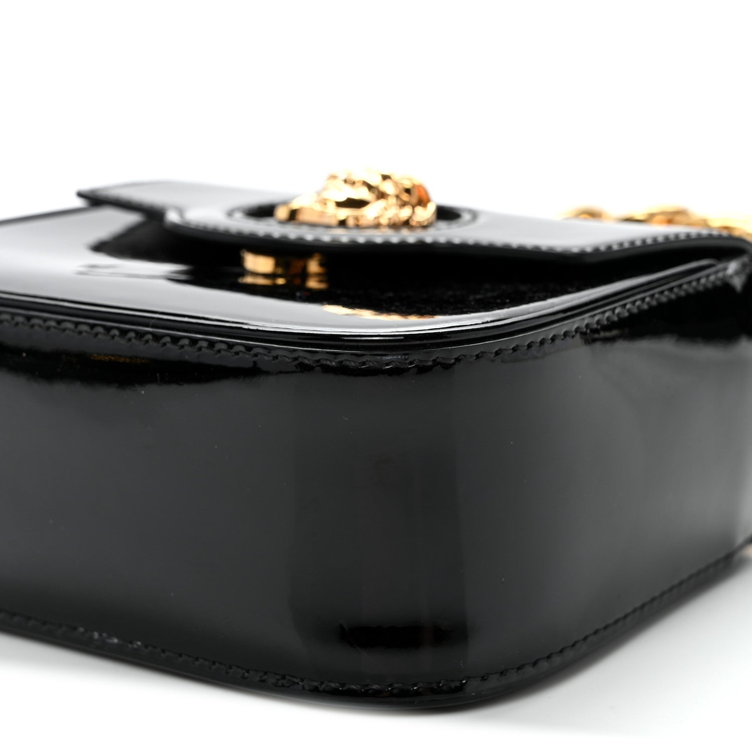 Versace Patent Mini La Medusa Bag Black 9 of 9