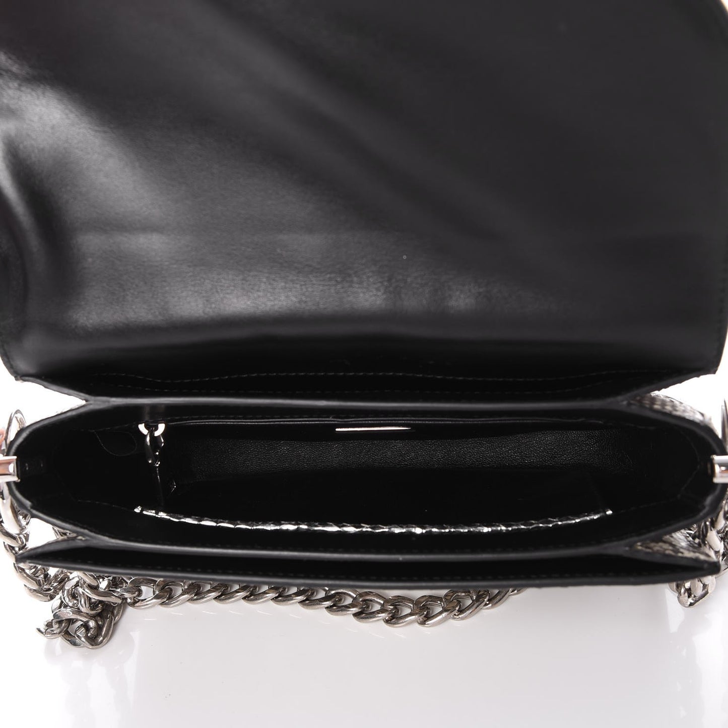 Metallic Ayers Suede Arcade Crossbody Bag Roccia Nube Black