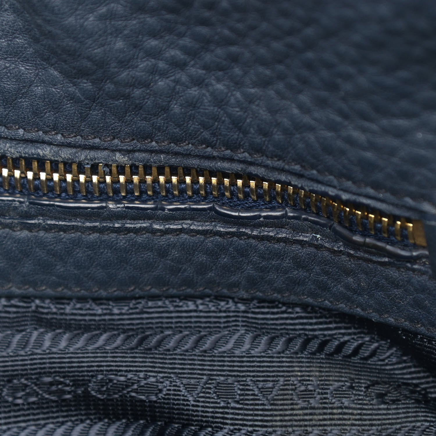 Prada Vitello Daino Shoulder Bag Bluette 18 of 23