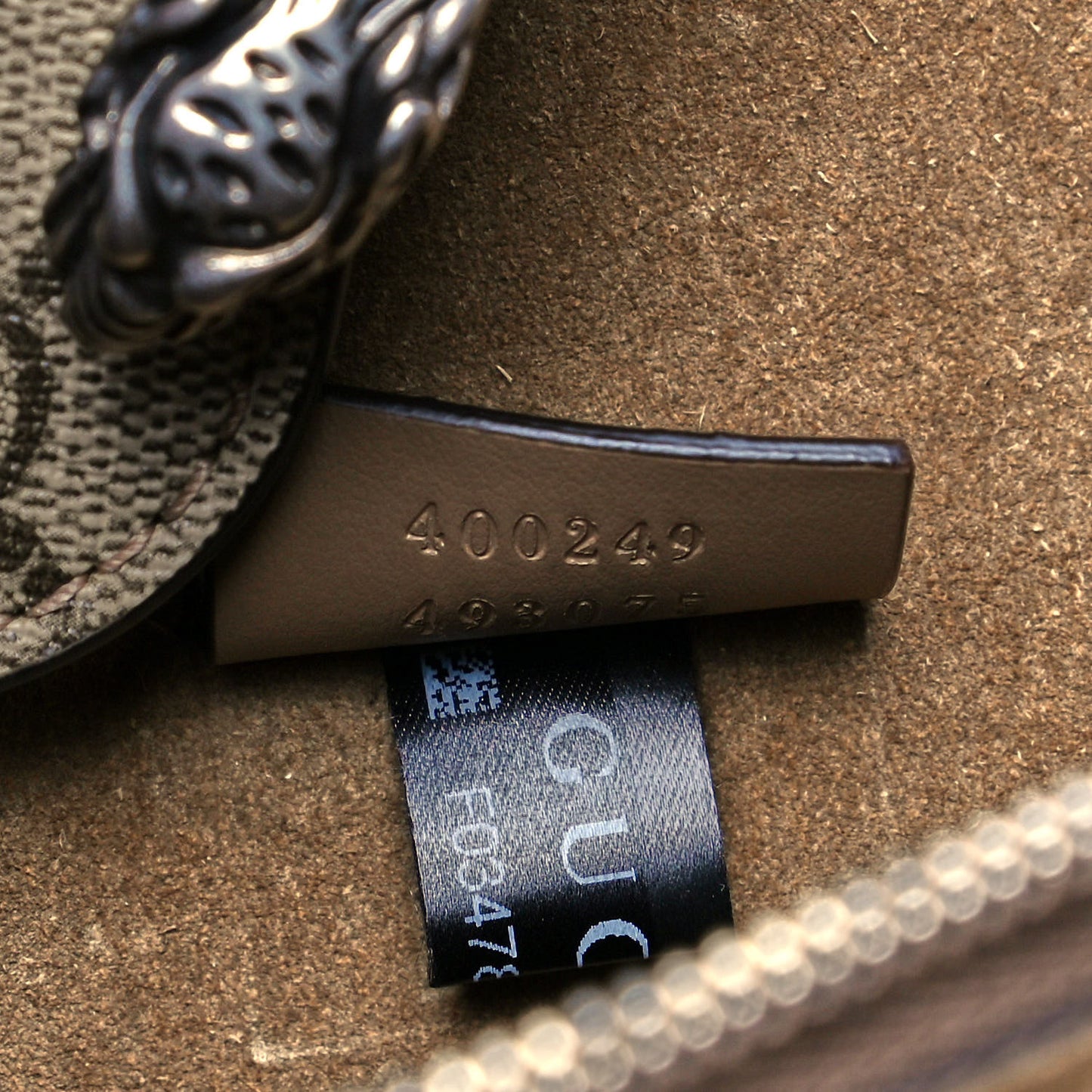 GG Supreme Monogram Small Dionysus Shoulder Bag Taupe