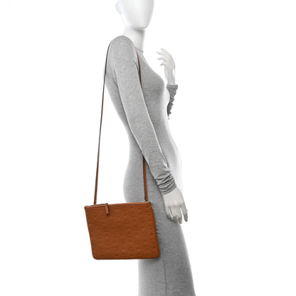 MCM Calfskin Ottomar Crossbody Pouch Cognac 3 of 11