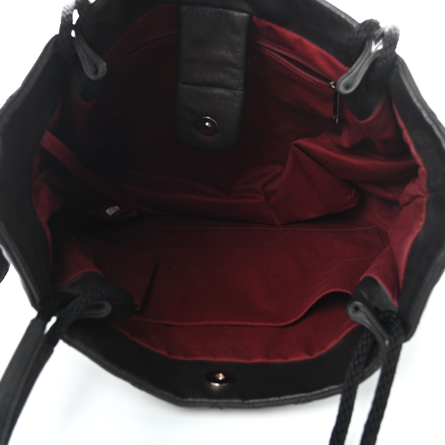 Quilted Soho Expandable Zip Shoulder Bag Black