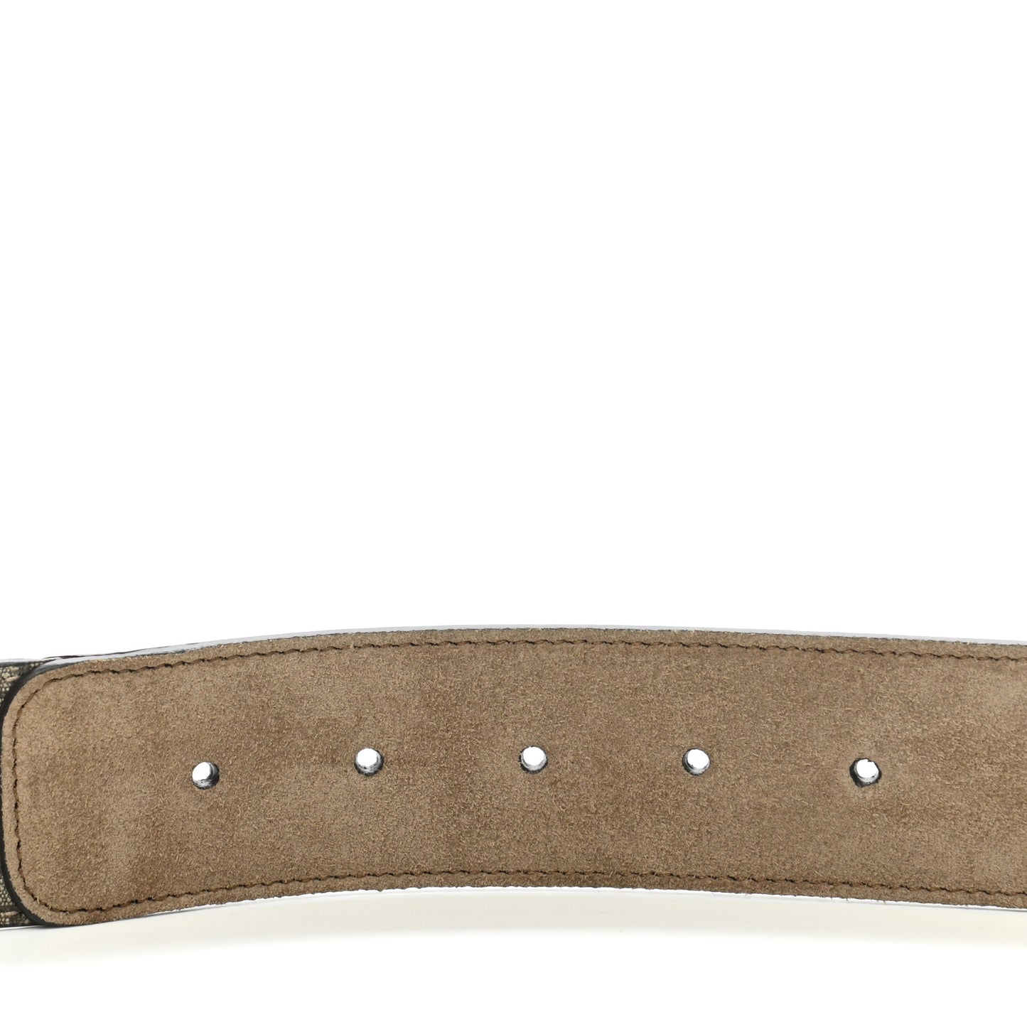 GG Supreme Monogram Suede Dionysus 40mm Belt 75 30 Beige Taupe