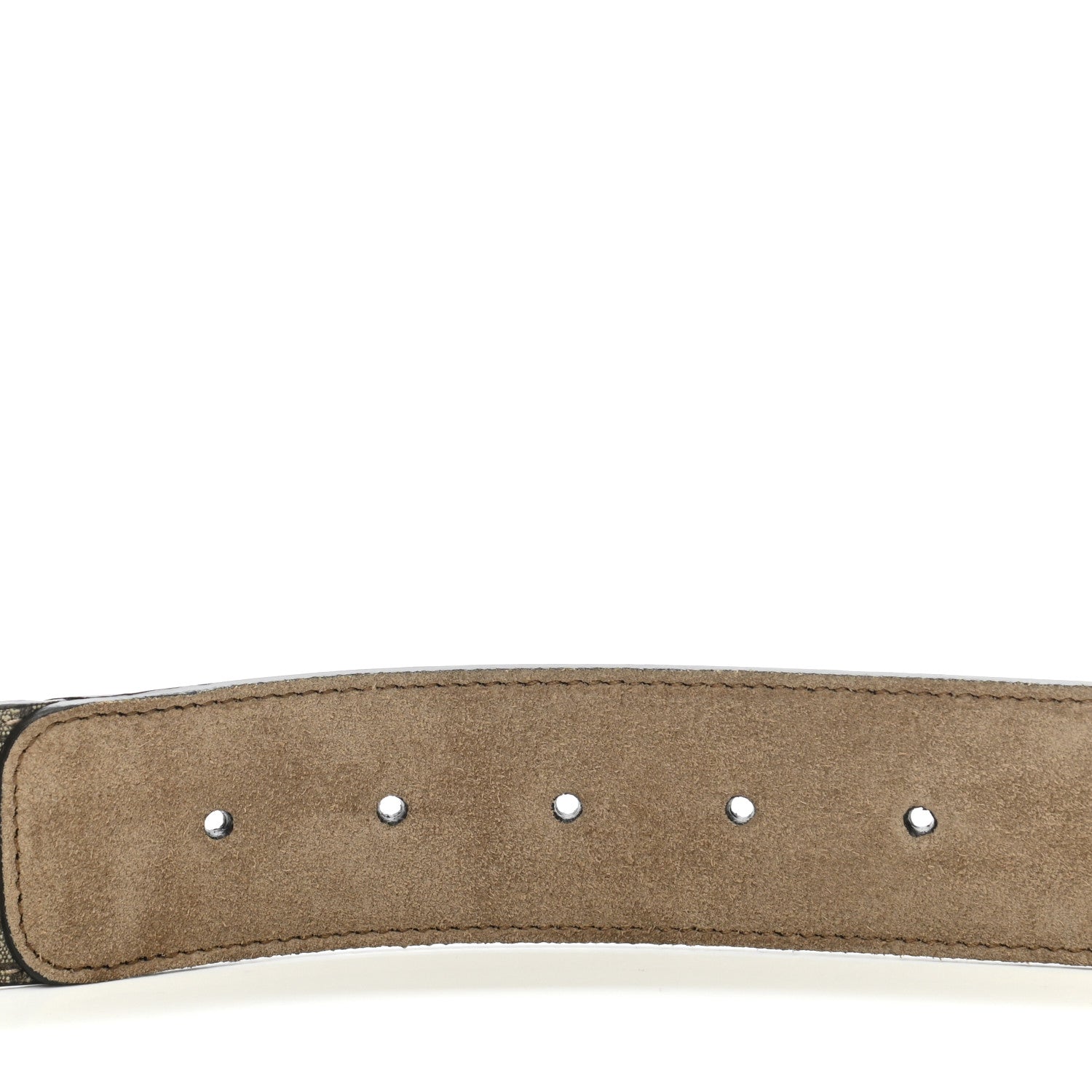 Gucci GG Supreme Monogram Suede Dionysus 40mm Belt 75 30 Beige Taupe 4 of 6