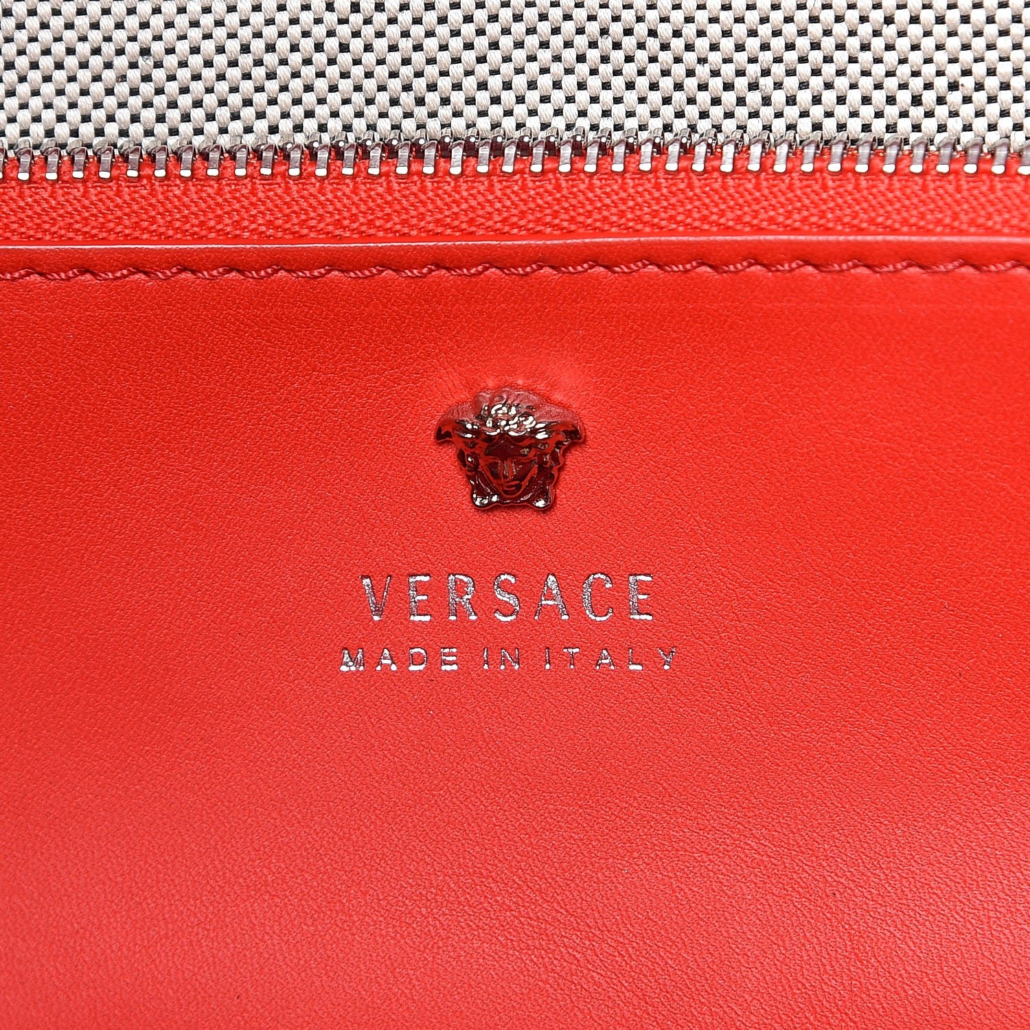 Versace Calfskin Large Palazzo Empire Bag Rockerfeller Red 6 of 9