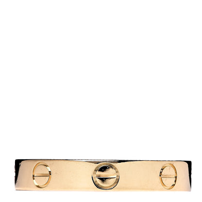 Cartier 18K Yellow Gold 3.5mm LOVE Wedding Band Ring 56 7.5 3 of 5