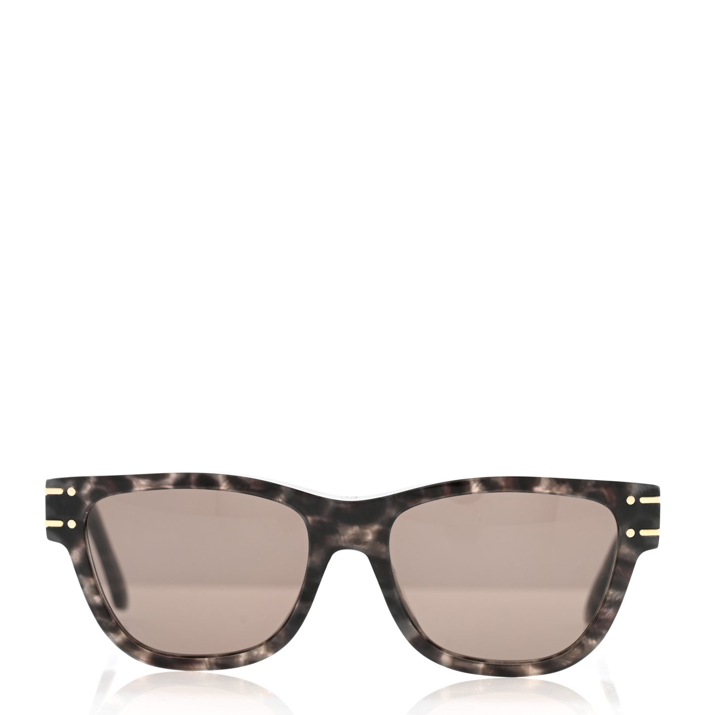 Diorsignature S6U Square Sunglasses Tortoise Grey