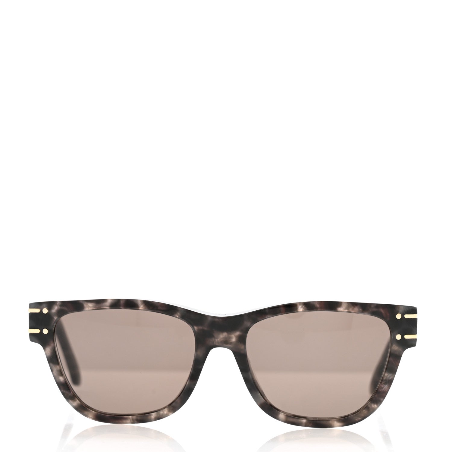 Christian Dior Diorsignature S6U Square Sunglasses Tortoise Grey 2 of 7