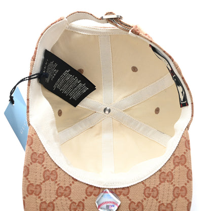 Gucci X MLB Monogram SF Giants Baseball Hat 55-59 Beige Ruggine 7 of 13