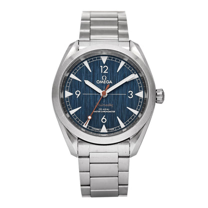 Omega Stainless Steel 40mm Seamaster Railmaster Co-Axial Automatic Watch Blue 220.10.40.20.03.001 1 of 4
