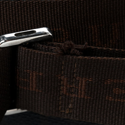 Burberry Smoked Haymarket Check Camera Bag Chocolate 6 of 10