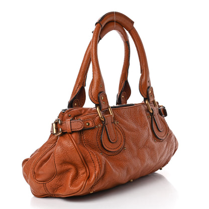 Chloe Calfskin Medium Paddington Satchel Tan 2 of 7