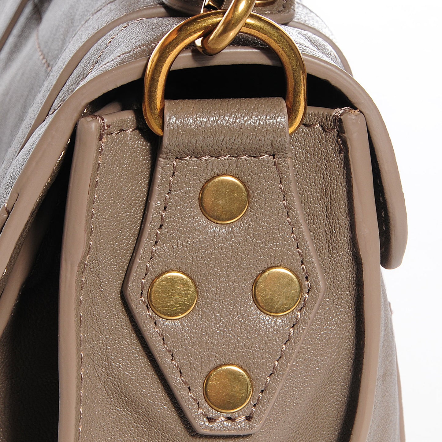 Lambskin PS1 Tiny Satchel Smoke