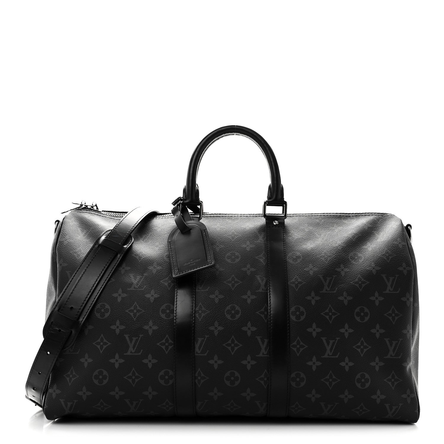 Louis Vuitton Monogram Eclipse Keepall Bandouliere 45 8 of 10