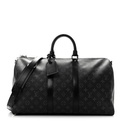Louis Vuitton Monogram Eclipse Keepall Bandouliere 45 8 of 10