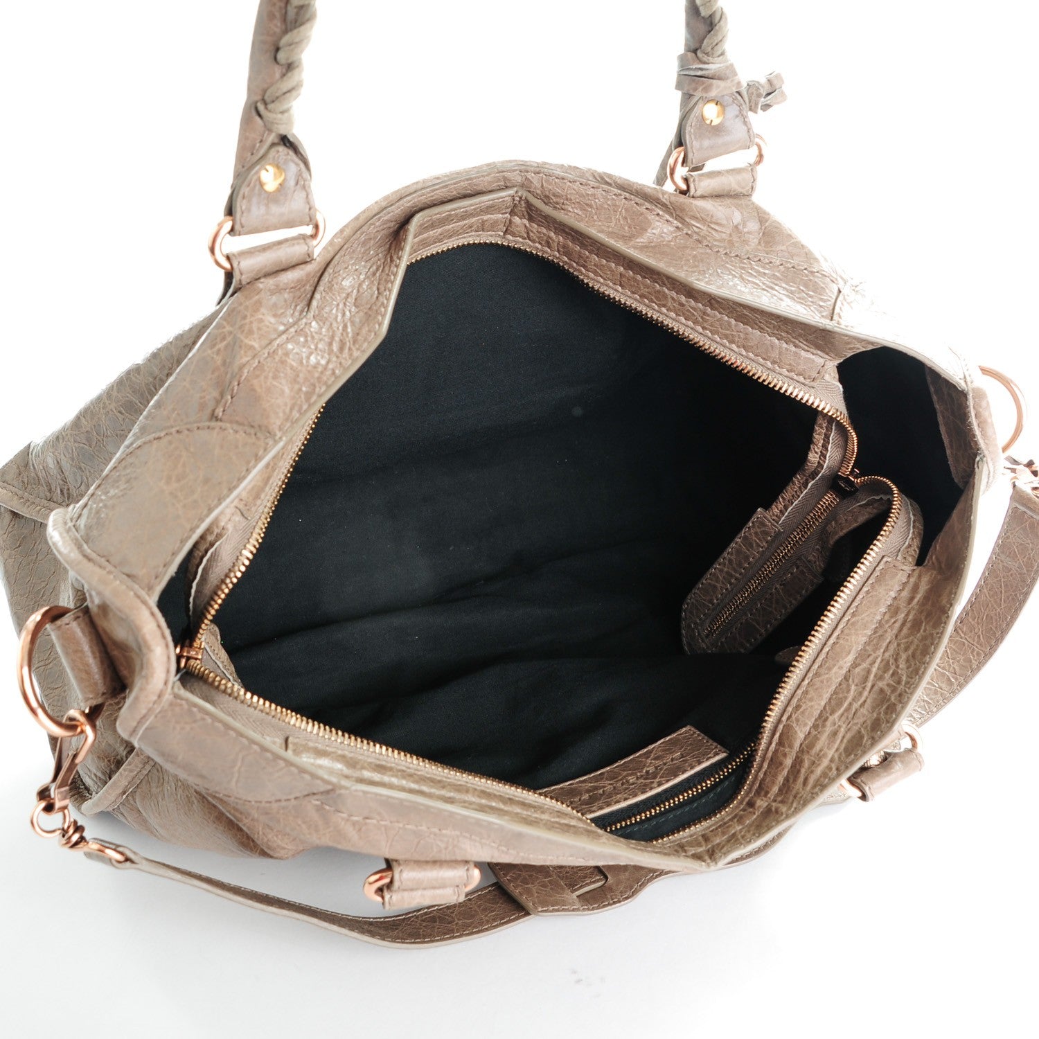Balenciaga Agneau Giant 12 Rose Gold Hardware City Gris Poivre 5 of 9