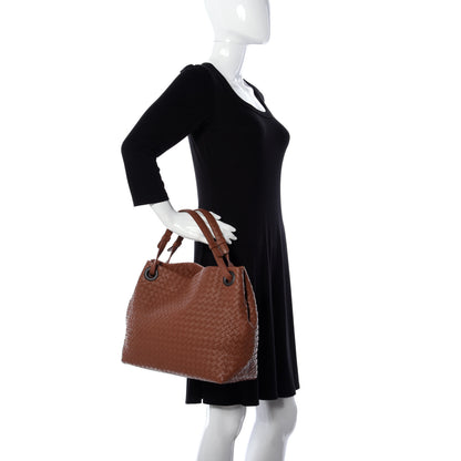 Bottega Veneta Nappa Intrecciato Medium Garda Bag Tea 2 of 8