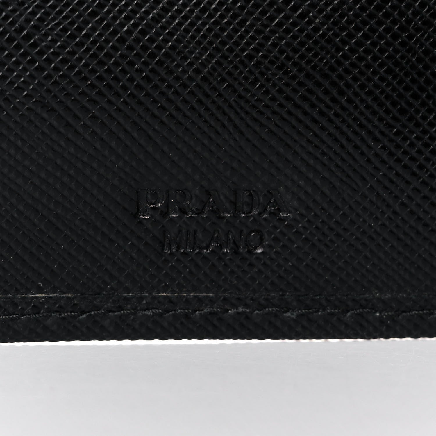 Prada Saffiano Travel Wallet Black 7 of 12