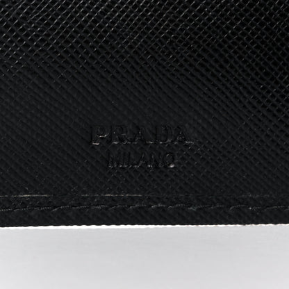 Prada Saffiano Travel Wallet Black 7 of 12