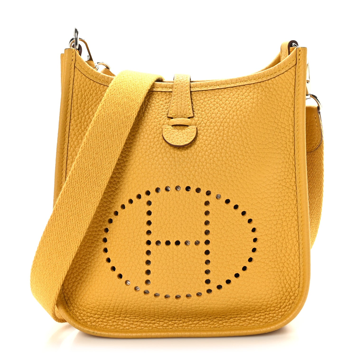 Hermes Taurillon Clemence Evelyne TPM Jaune Ambre 1 of 9
