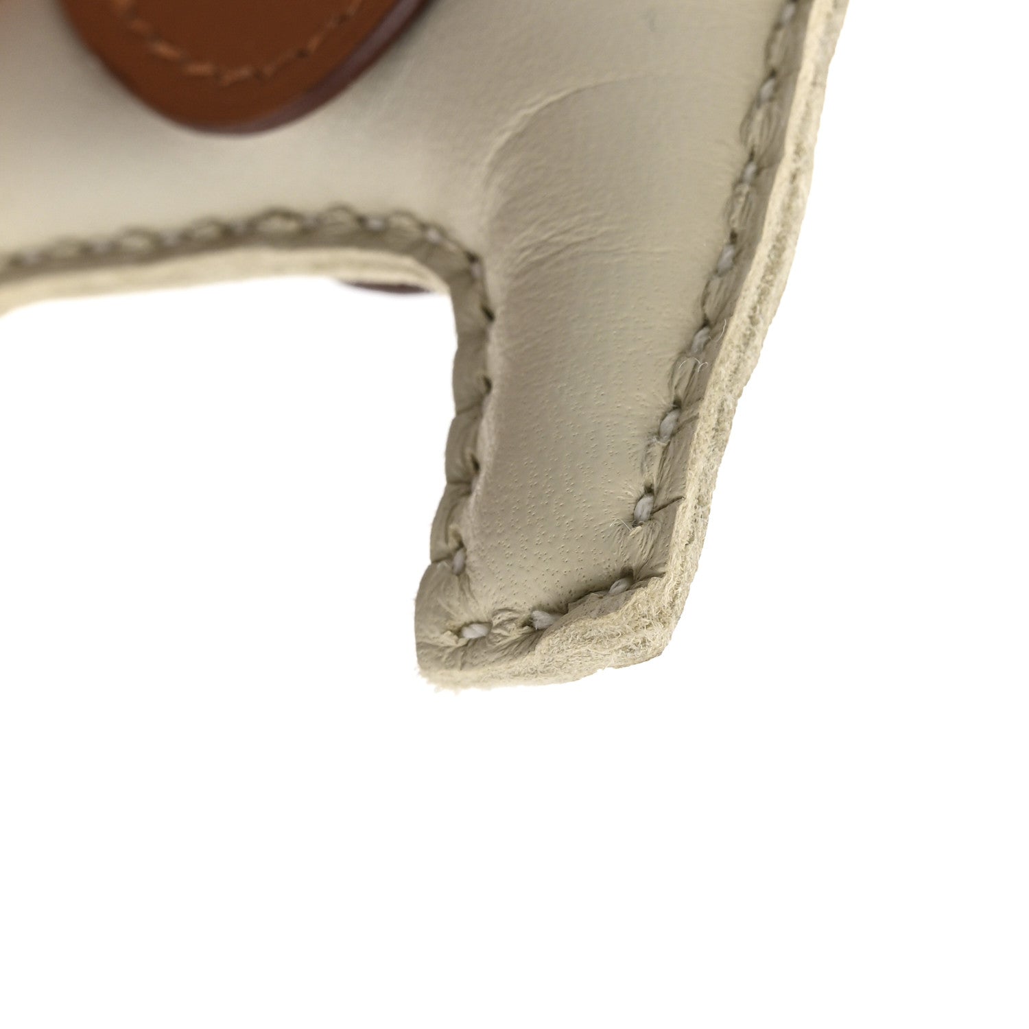 Hermes Milo Lambskin Grigri Rodeo Pegase Horse Bag Charm PM Craie Gold Mauve Pale 6 of 8