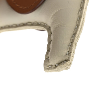 Hermes Milo Lambskin Grigri Rodeo Pegase Horse Bag Charm PM Craie Gold Mauve Pale 6 of 8