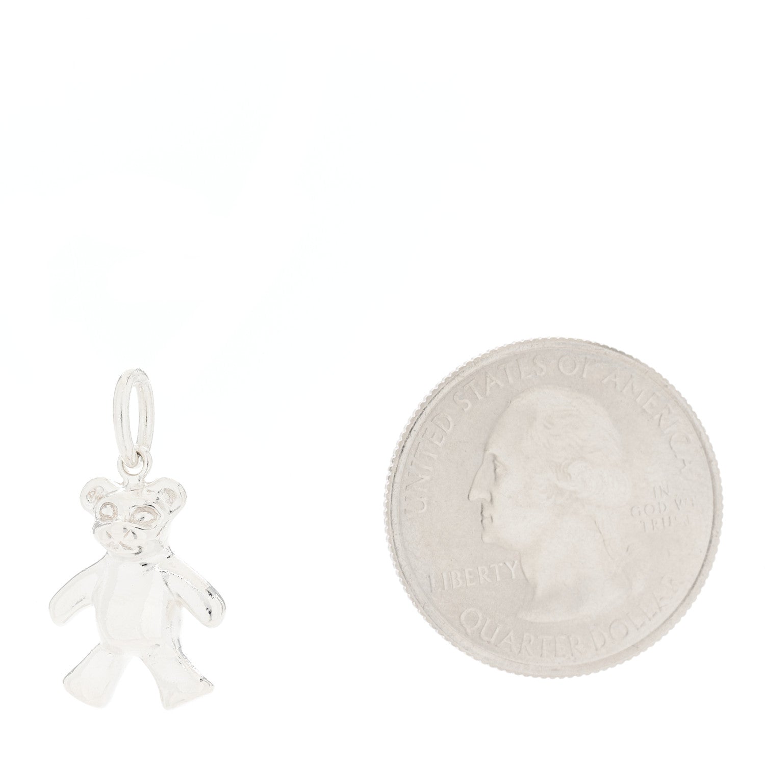 Tiffany Sterling Silver Teddy Bear Charm 2 of 4