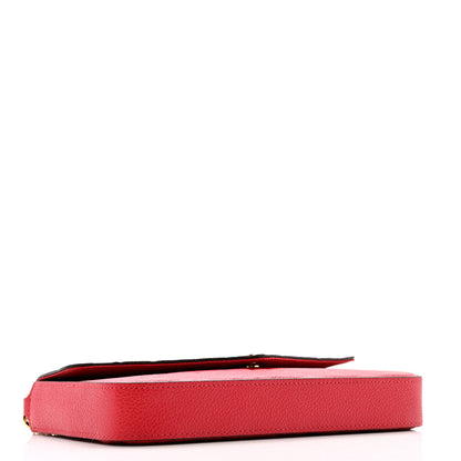 Louis Vuitton Empreinte Pochette Felicie Chain Wallet Scarlet 5 of 12