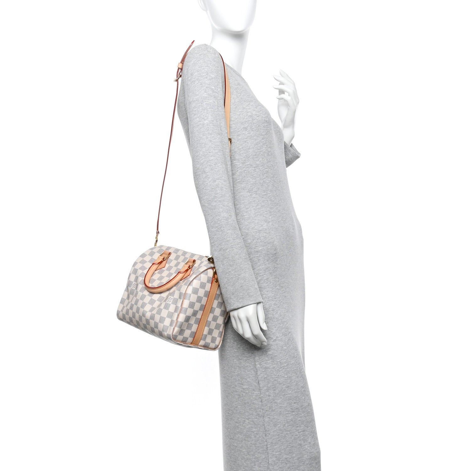 Louis Vuitton Damier Azur Speedy Bandouliere 25 2 of 14