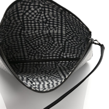 MCM Visetos Liz Shopper Tote Pouch Black 4 of 6