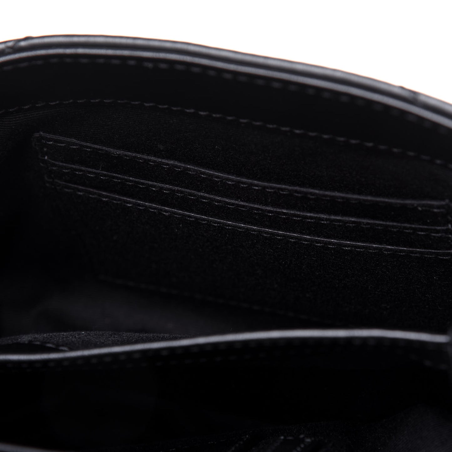 Calfskin Y Quilted Monogram Toy Loulou Crossbody Bag Black
