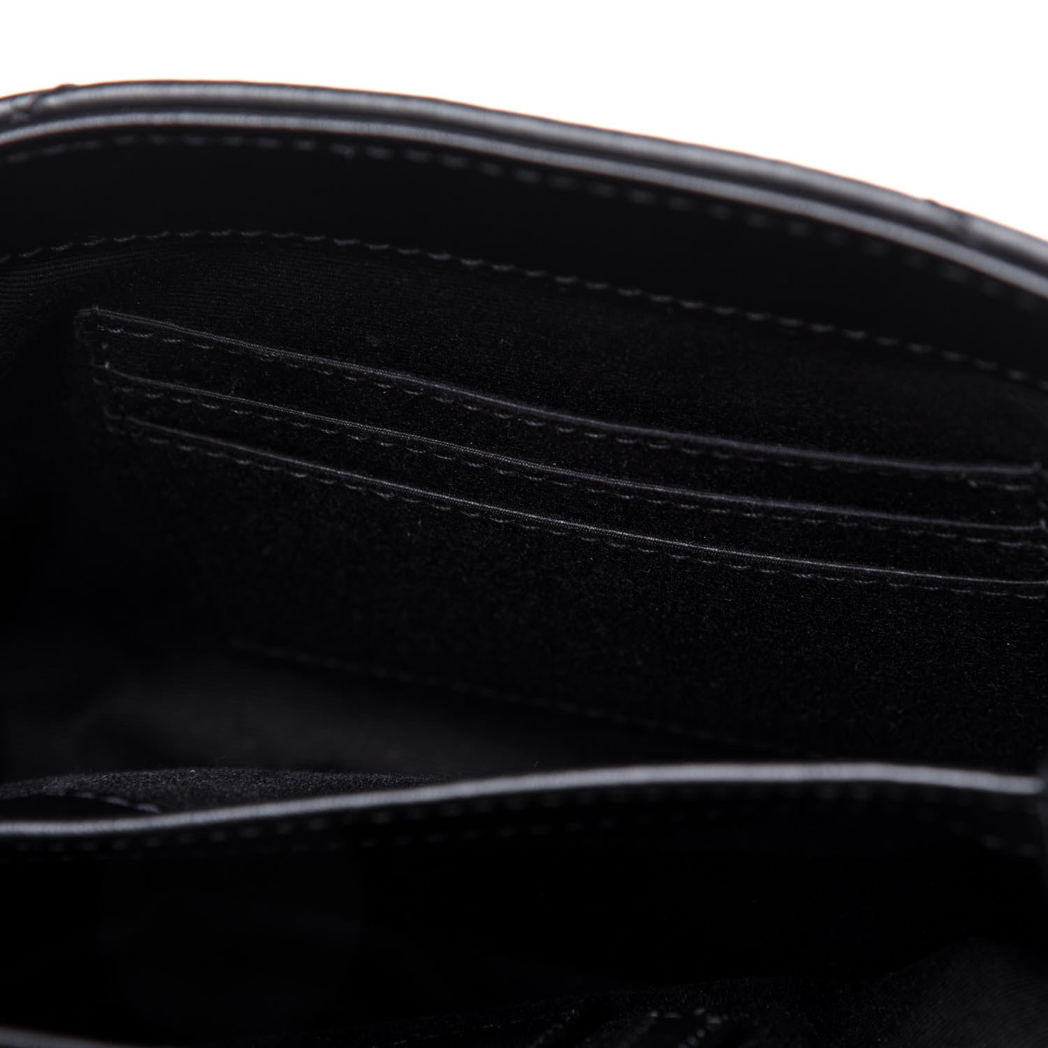 Saint Laurent Calfskin Y Quilted Monogram Toy Loulou Crossbody Bag Black 9 of 16