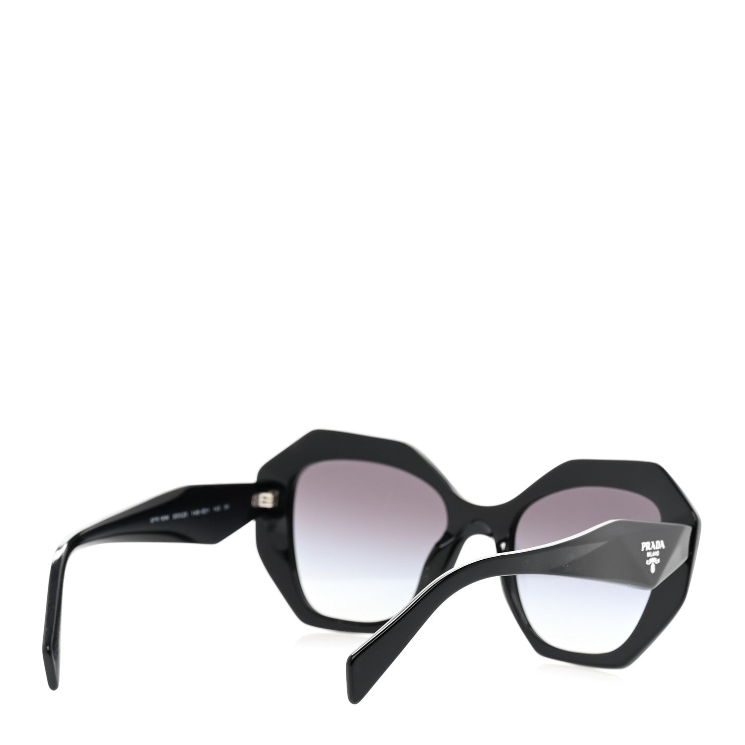 Prada Sunglasses SPR 16W Black 4 of 9
