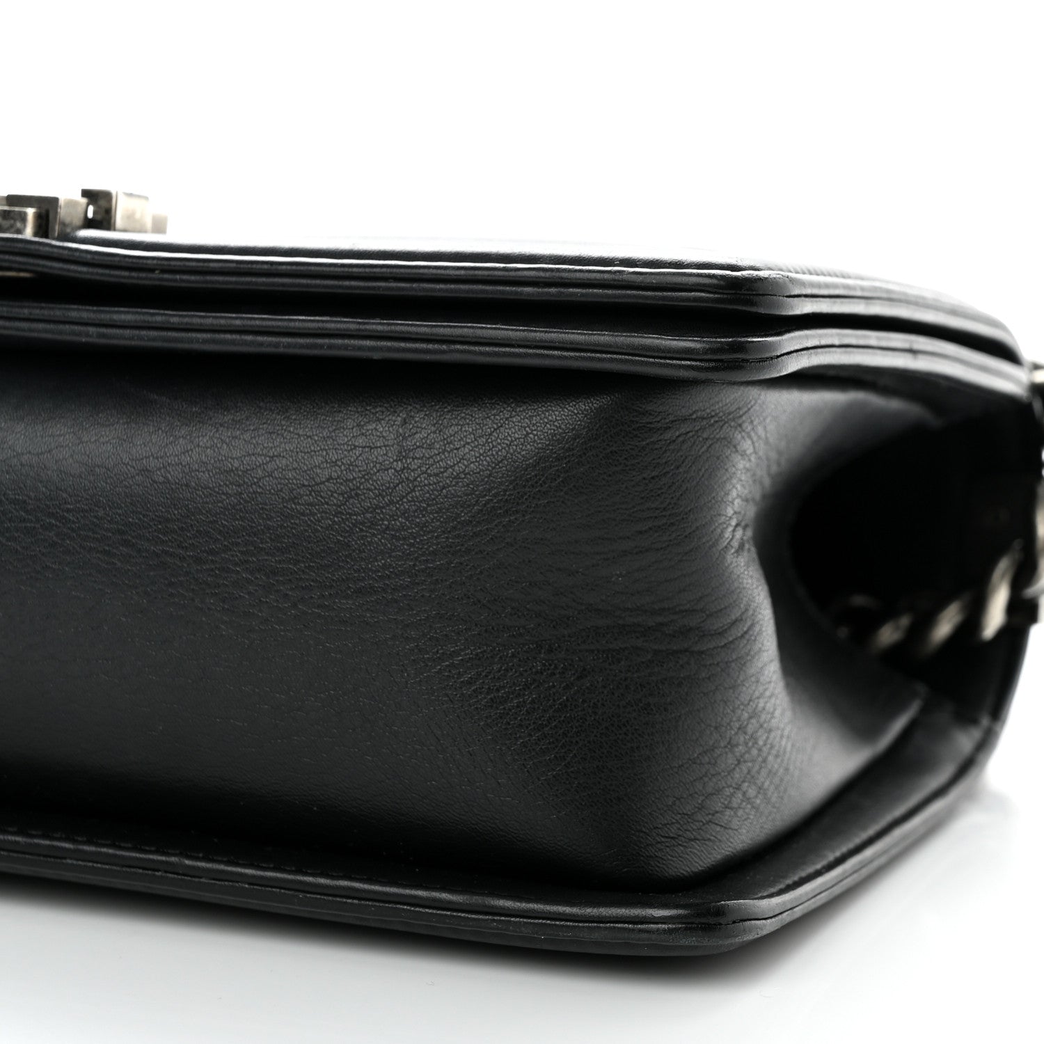 Chanel Calfskin Quilted Medium Boy Flap Black 9 of 10