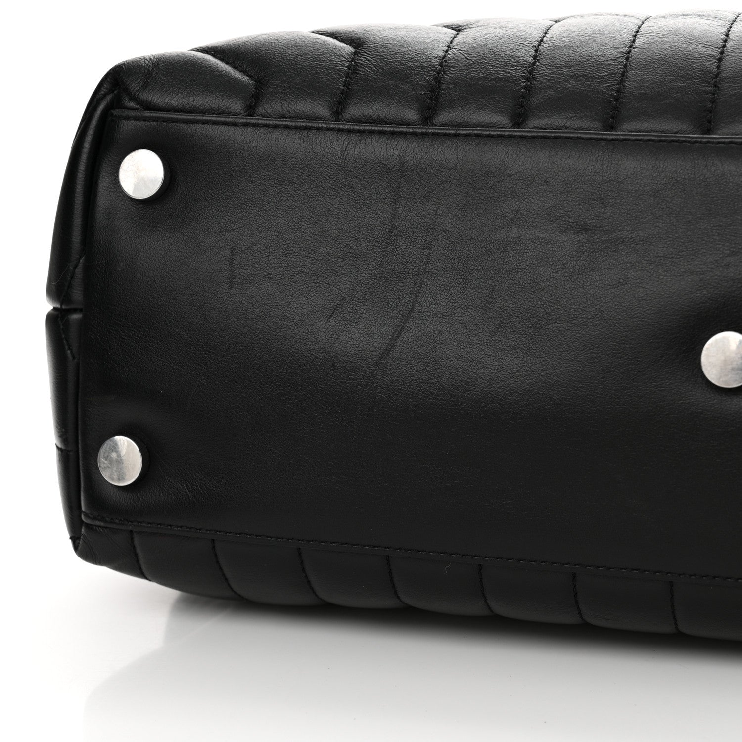 Saint Laurent Calfskin Y Quilted Monogram Large Loulou Chain Satchel Black 11 of 12