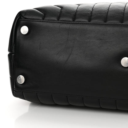 Saint Laurent Calfskin Y Quilted Monogram Large Loulou Chain Satchel Black 11 of 12