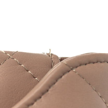 Chanel Calfskin Quilted Logo Flap Case Beige 13 of 15