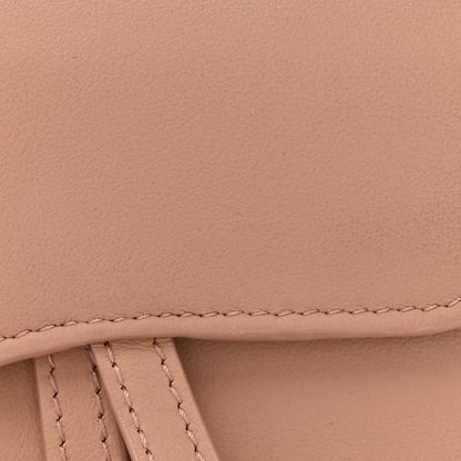 Christian Dior Ultra Matte Calfskin Nano Saddle Chain Pouch Rose Des Vents 8 of 13