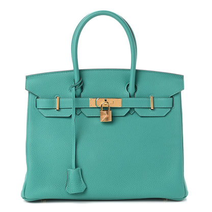Hermes Togo Birkin 30 Vert Verone 1 of 10