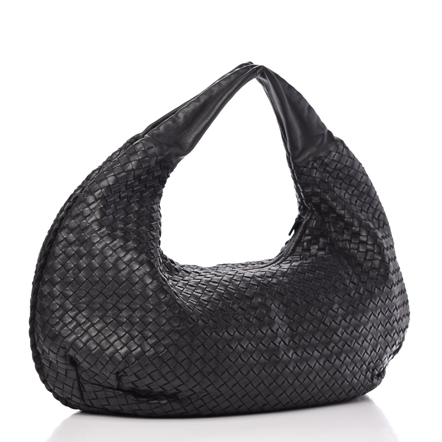 Bottega Veneta Nappa Intrecciato Large Belly Veneta Hobo Black 3 of 9