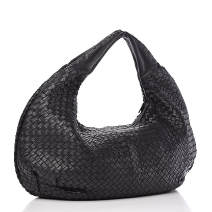 Bottega Veneta Nappa Intrecciato Large Belly Veneta Hobo Black 3 of 9