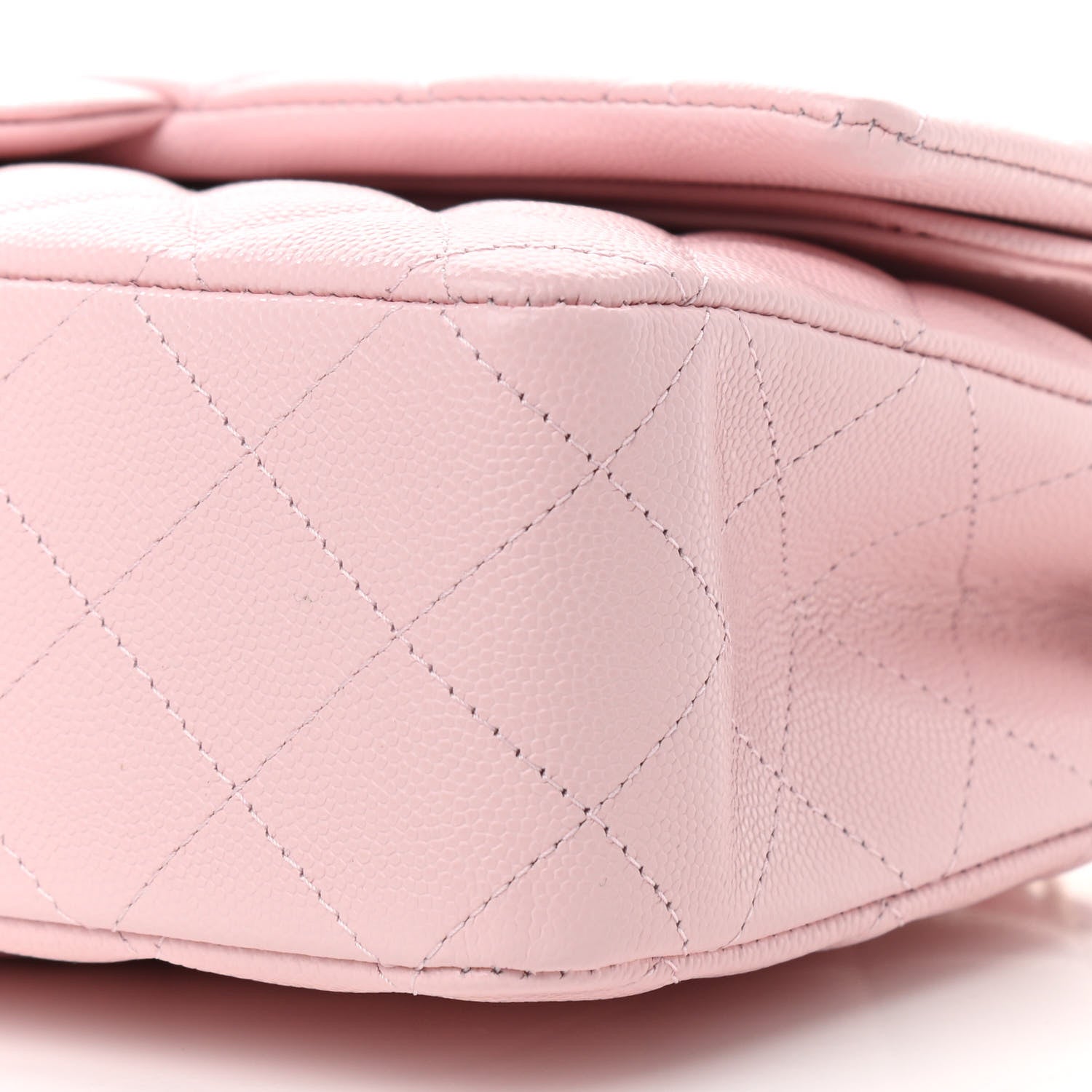 Chanel Caviar Quilted Medium Double Flap Light Pink 10 of 10